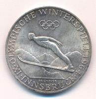 Ausztria 1964. 50Sch Ag "IX. Téli Olimpia Innsbruck" T:XF Austria 1964. 50 Schilling Ag "9th Winter Olymplics Innsbruck" C:XF Krause KM#28