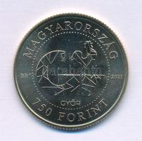 2021. 750Ft Cu-Ni-Zn "Győr 750" kapszulában T:BU kis karc Adamo EM425