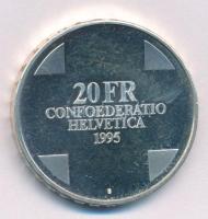 Svájc 1995B 20Fr Ag "Fehér Kígyó Királynő" T:PP fo.
Switzerland 1995B 20 Francs Ag "...