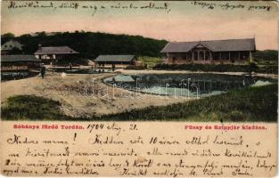 1904 Torda, Turda; Sóbánya fürdő. Füssy és Sztupjár kiadása / salt bath, spa (fl)