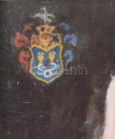 Bánovszky Miklós (1895-1995): Nemes (főuri?) család férfitagjának portréja, olaj, vászon, jelzett. Ü...