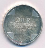 Svájc 1996B 20Fr Ag "Gargantua az óriás" T:PP fo Switzerland 1996B 20 Francs Ag "Gargantua the giant" C:PP spotted Krause KM#76