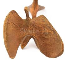 Bors István (1938-2003): Madárpár, angyalpár, bronz szobor, jelzés nélkül, 18x10 cm /// István Bors ...