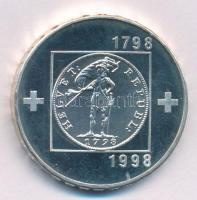 Svájc 1998B 20Fr Ag "200 éves a svájci köztársaság" T:PP fo.
Switzerland 1998B 20 Francs ...