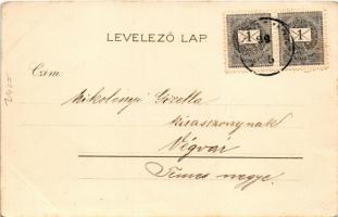 1899 (Vorläufer) Borszék, Borsec; látkép / general view. Kunstanstalt Kosmos 143. litho s: Geiger R....