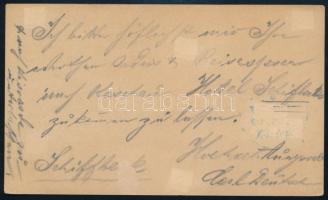 1892 2kr díjjegyes levelezőlap "M.SZIGET-MISKOLCZ" / BUDAPEST" mozgóposta bélyegzésse...