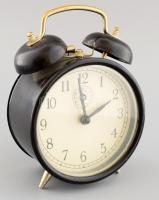 Fémházas vekkeróra, m: 13,5 cm