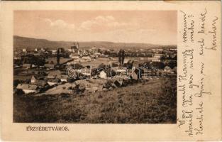 1912 Erzsébetváros, Dumbraveni; látkép. P. K. felvétele / general view (fl)