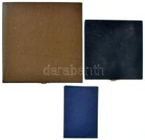 1973. "Kiskörei Vízlépcső Emlékérem" bronz kitüntetés mellszalagon, tokban + DN "MAE ...