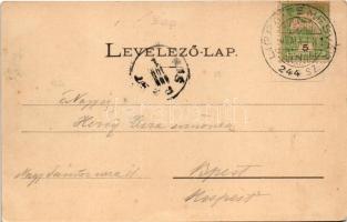 Máriaradna, Mária-Radna, Radna (Lippa, Lipova); utcakép, templom. Krivány György kiadása / street vi...