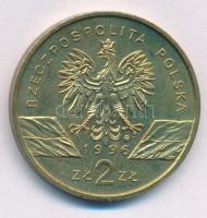 Lengyelország 1996. 2Zl "Sün" forgalmi emlékérme T:AU Poland 1996. 2 Zlote "Hedgehog" circulating commemorative coin C:AU Krause Y#311