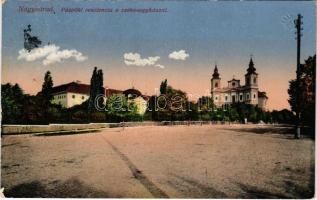 1915 Nagyvárad, Oradea; Püspöki rezidencia a székesegyházzal. Benkő Arthur kiadása / bishop's residence (EK)