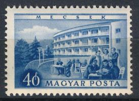 1953 Üdülők 40f számvízjellel