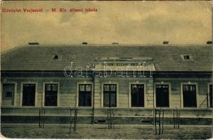 Varjas, Varias; M. Kir. állami iskola. W. L. 1334. / school (EB)