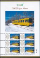 2025 TW 6000 típusú villamos megszemélyesített hatos kisív dísztokban