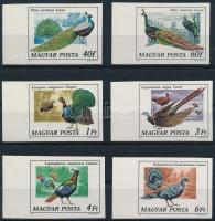 1977 Pávák ívszéli vágott sor (ujjlenyomatok / fingerprints)