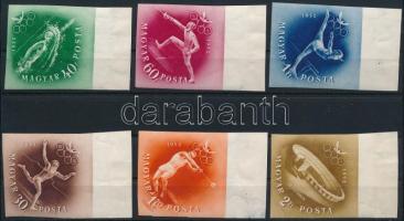 1952 Olimpia ívszéli vágott sor (ráncok / creases)