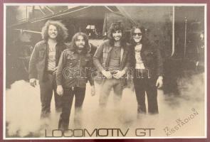 LGT 1972 Kisstadion koncert reklám nyomat, jegy? üvegezett keretben 11x15 cm
