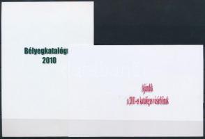 2010-2011 2 klf Bélyegkatalógus ajándék emlékív