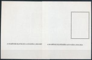 2004 Szent Jobb ajándék emlékívpár azonos sorszámmal