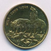 Lengyelország 1999. 2Zl Cu-Zn-Sn "Farkas (Canis lupus)" T:AU
Poland 1999. 2 Zlote Cu-Zn-S...