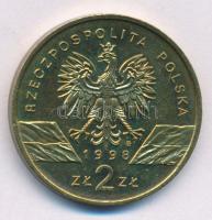 Lengyelország 1998. 2Zl sárgaréz "Varangy (Bufo calamita)" T:UNC,AU Poland 1998. 2 Zlote Brass "Toad (Bufo calamita)" C:UNC,AU Krause Y#340