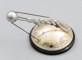 ca 1985 MIR űrállomás miniatűr fém modell. 8 cm