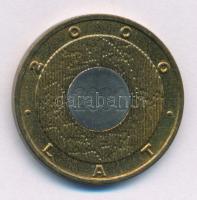 Lengyelország 2000. 2Zl sárgaréz-Cu-Ni "Millenium" T:AU Poland 2000. 2 Zlote Brass-Cu-Ni "Millenium" C:AU Krause Y#374