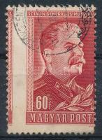 1949 Sztálin (I.) 60f látványos elfogazással