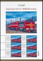 2025 Kárpát Vasút 459 021 NOHAB-GM mozdony megszemélyesített hatos kisív dísztokban