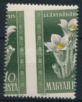 1950 Virág I. 40f látványosan elfogazva