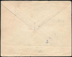 1931 A Zeppelin magyarországi körrepülése levél Zeppelin 2P és Repülő 4f bélyegekkel