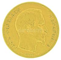 Franciaország / Második Császárság 1852A 20Fr Au "III. Napóleon" (6,40g/0.900) T:VF France / Second Empire 1852A 20 Francs Au "III. Napoleon III" (6,40g/0.900) C:VF Krause KM#774