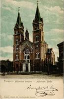 1904 Temesvár, Timisoara; Millennium Kirche / Millennium templom. Polatsek kiadása / church