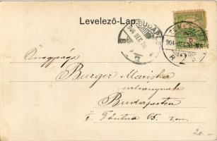 1904 Temesvár, Timisoara; Millennium Kirche / Millennium templom. Polatsek kiadása / church