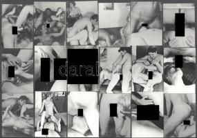 30 darab fekete-fehér erotikus fotó, 9,5x6,5 cm