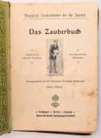 Das Zauberbuch, német nyelvű bűvészkönyv, é.n., folttal, sérült egészvászon kötésben