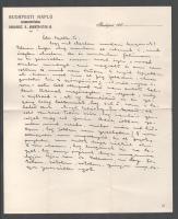 Ady Endre korabeli fotóinak és leveleinek másolata