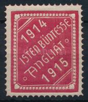 1914-1915 Isten büntesse Angliát levélzáró