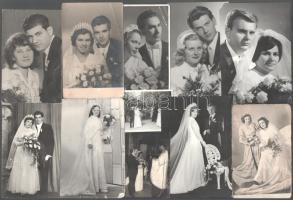 25 darab esküvői fotó, klf méretben