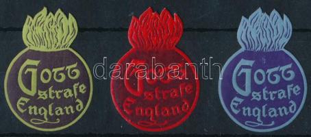 Gott Strafe England 3 klf levélzáró