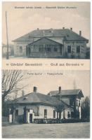 1916 Gavosdia, Krassókövesd, Gavojdia; Posta, Murcsán István üzlete, Gazdakör / post office, shop, farmers' union