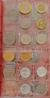 Vegyes, mintegy 150db-os magyar és külföldi érmékből álló tétel 3db kisalakú berakóban, közte Szovjetunió 1925. 1P Ag (lyukas) + 1929. 20k Ag + Románia 1900. 50b Ag "I. Károly" + Kanada 1961-1968. 10c Ag "II. Erzsébet" (3x) + Svédország 1948-1961. 10ö-25ö billon (7x) + Dánia 1919. 10ö billon T:vegyes Mixed, ~150pcs Hungarian and foreign coin lot in 3pcs small holder, within Soviet Union 1925. 1 Poltinnik Ag (holed) + 1929. 20 Kopecks Ag + Romania 1900. 50 Bani Ag "Carol I" + Canada 1961-1968. 10 Cent Ag "Elizabeth II" (3x) + Sweden 1948-1961. 10 Öre - 25 Öre billon (7x) + Denmark 1919. 10 Öre billon C:mixed