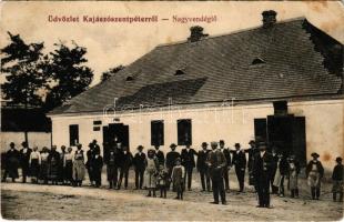 1912 Kajászó, Kajászószentpéter; Nagyvendéglő (fl)