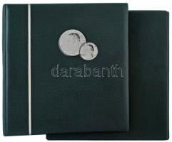 "NUMIS" zöld műbőr négygyűrűs bankjegytartó album tokkal + 21db osztatlan berakólappal. Újszerű állapotban