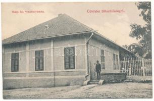 1909 Bihardiószeg, Bihar-Diószeg, Diosig; M. kir. vincellér iskola. Fogyasztási szövetkezet kiadása / winemaker school (EB)