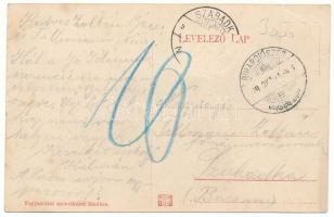 1909 Bihardiószeg, Bihar-Diószeg, Diosig; M. kir. vincellér iskola. Fogyasztási szövetkezet kiadása ...