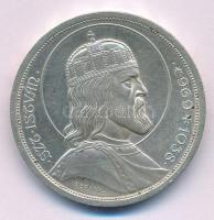 1938. 5P Ag "Szent István" T:AU,XF, kis ph és karc
Adamo P8.1