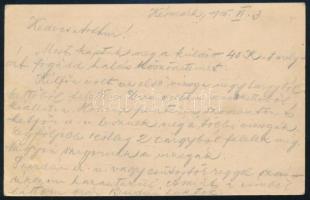 1915 Tábori posta képeslap "KASSA"