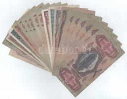 Vegyes, 20db-os Pengő bankjegytétel, közte 1946. 100.000.000P alacsonyabb "P 287 000537" s...